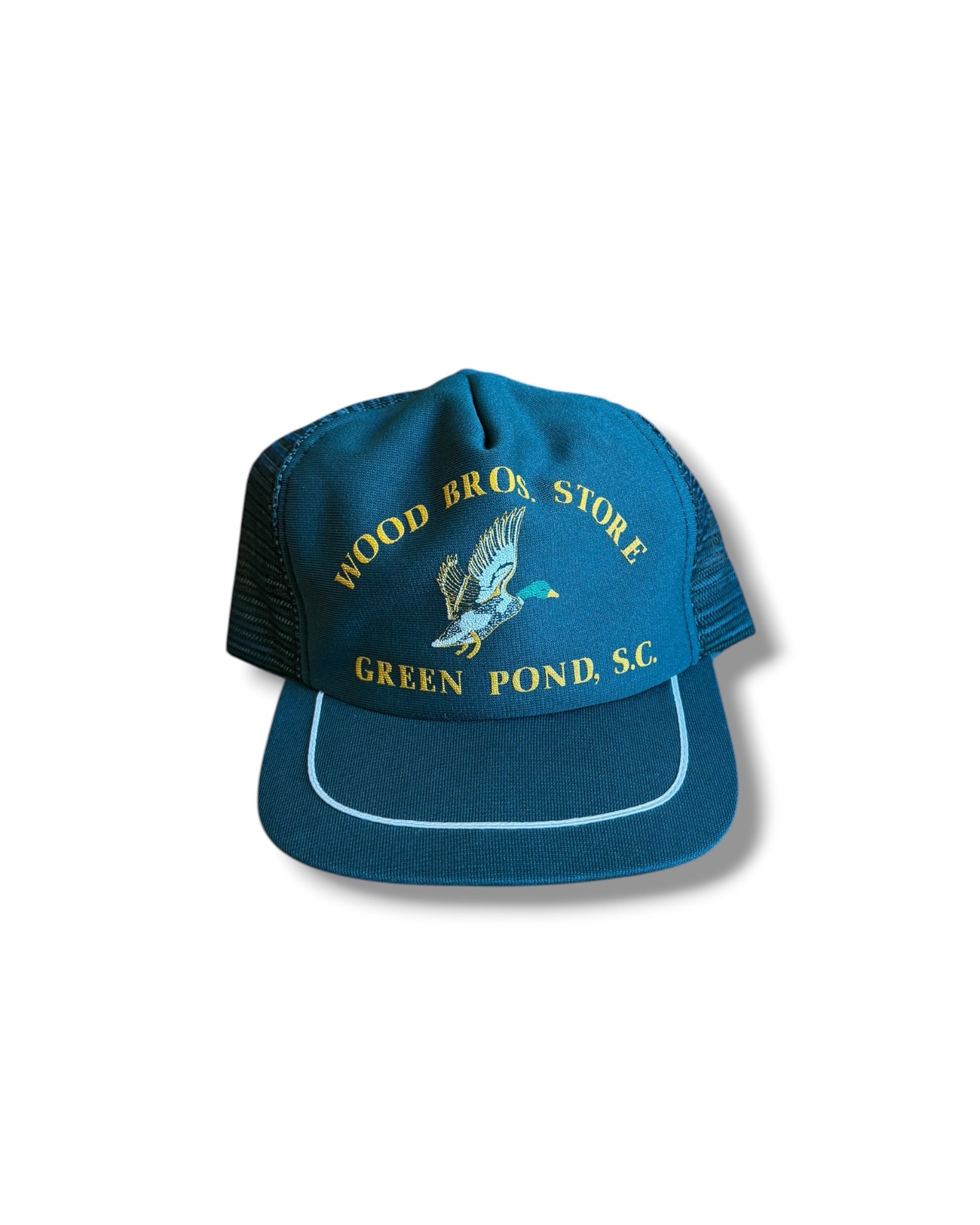 '80s Wood Bros Trucker Snap Back Hat