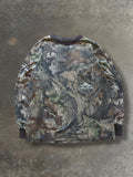 '90s Smileys Real Tree Camo "Vintage Print Over" Long Sleeve Sz. M