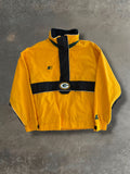 90s Starter Green Bay Packers Yellow Pullover Jacket Sz. M