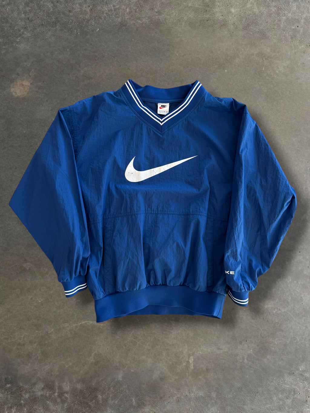 Nike Blue Swoosh Pullover Windbreaker Sz. Youth XL