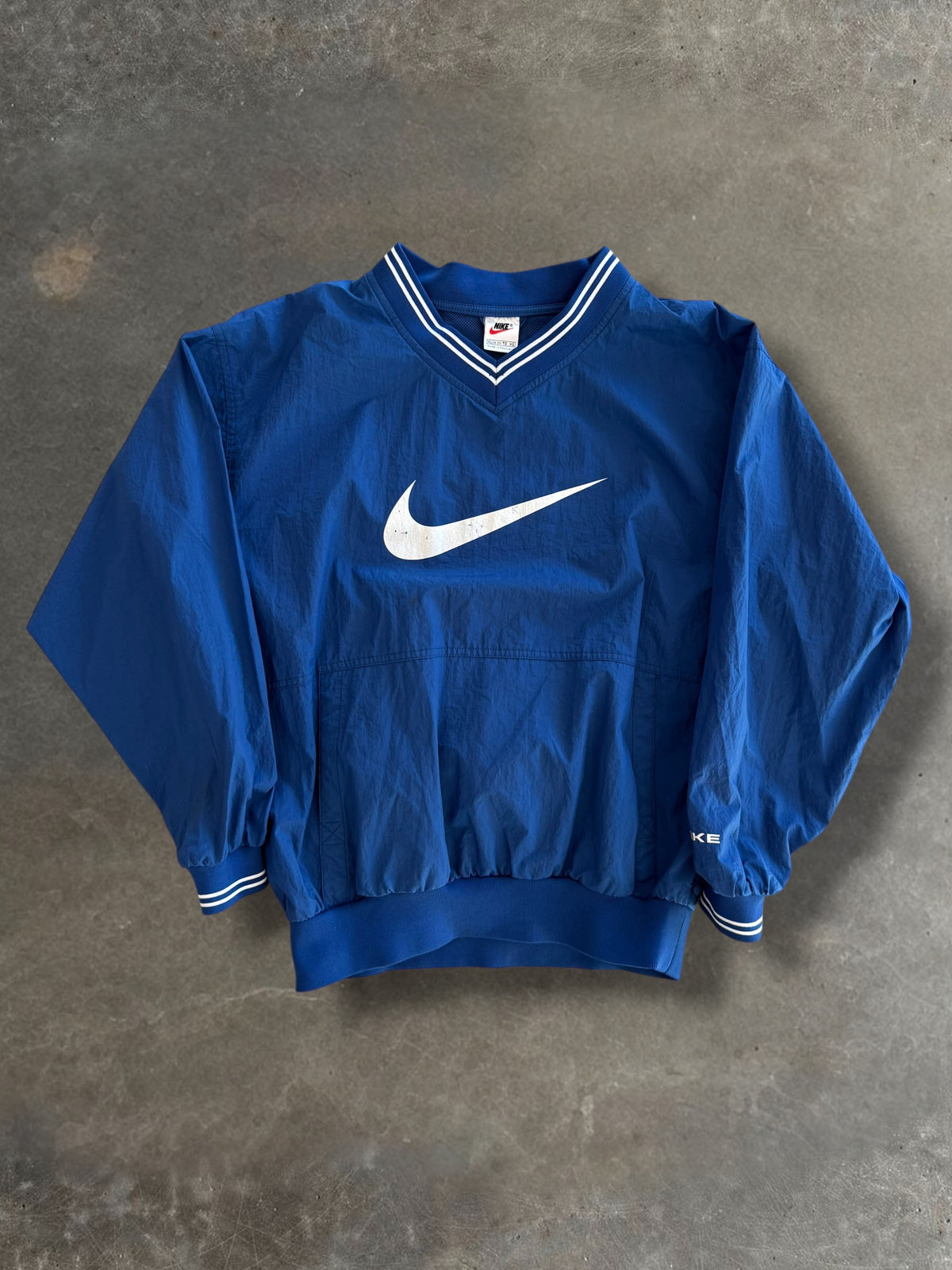 Nike Blue Swoosh Pullover Windbreaker Sz. Youth XL