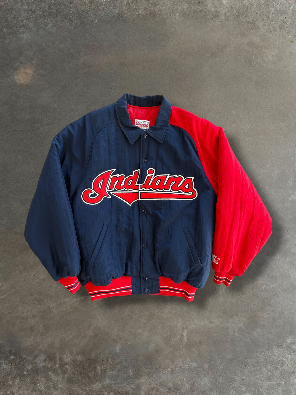 90s Starter Cleveland Indians Jacket Sz. XL