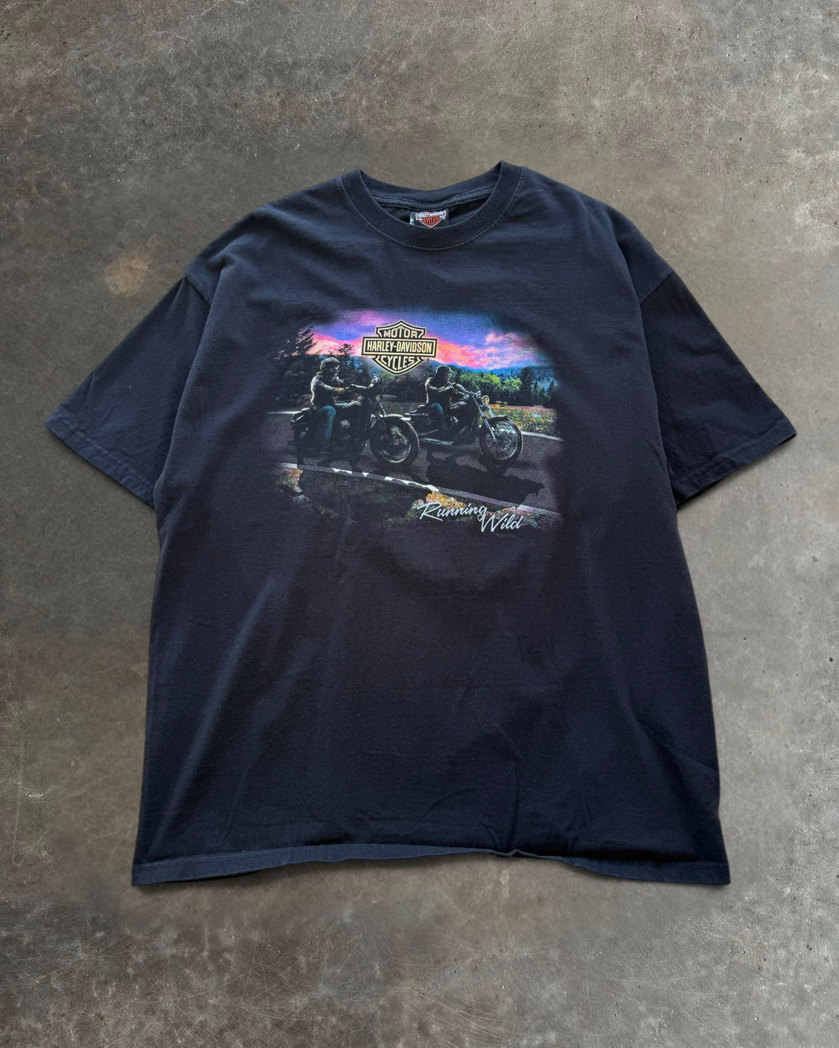 Running Wild Harley Davidson Tee Sz. XL