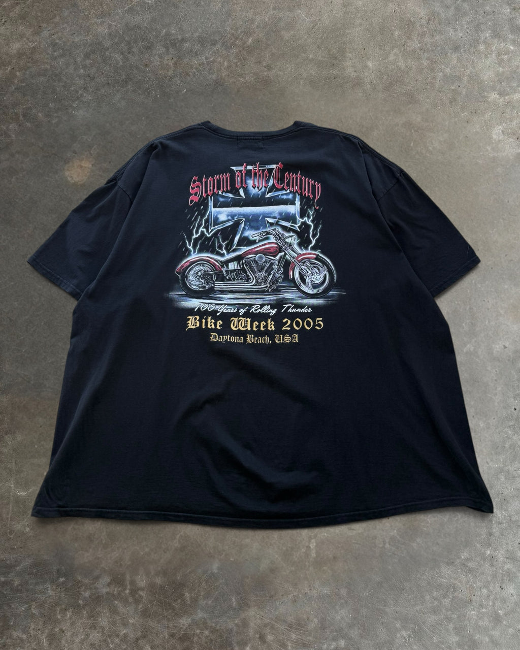 '05 Daytona Bike Week Storm of the Century Tee Sz. 3XL