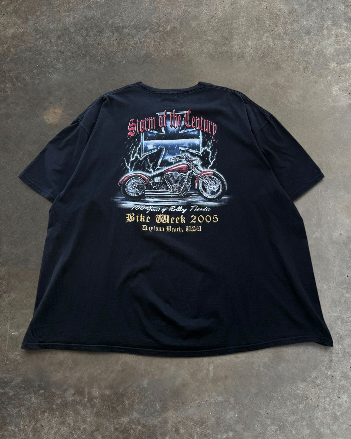 '05 Daytona Bike Week Storm of the Century Tee Sz. 3XL