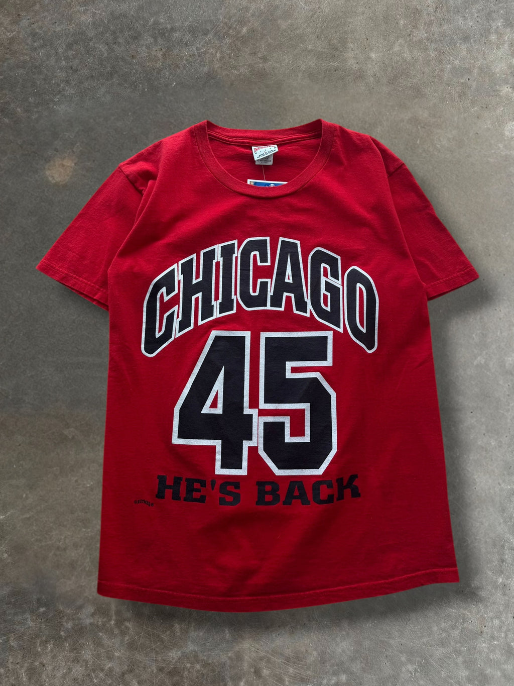 '90s Bulls Im Back Tee Sz. L