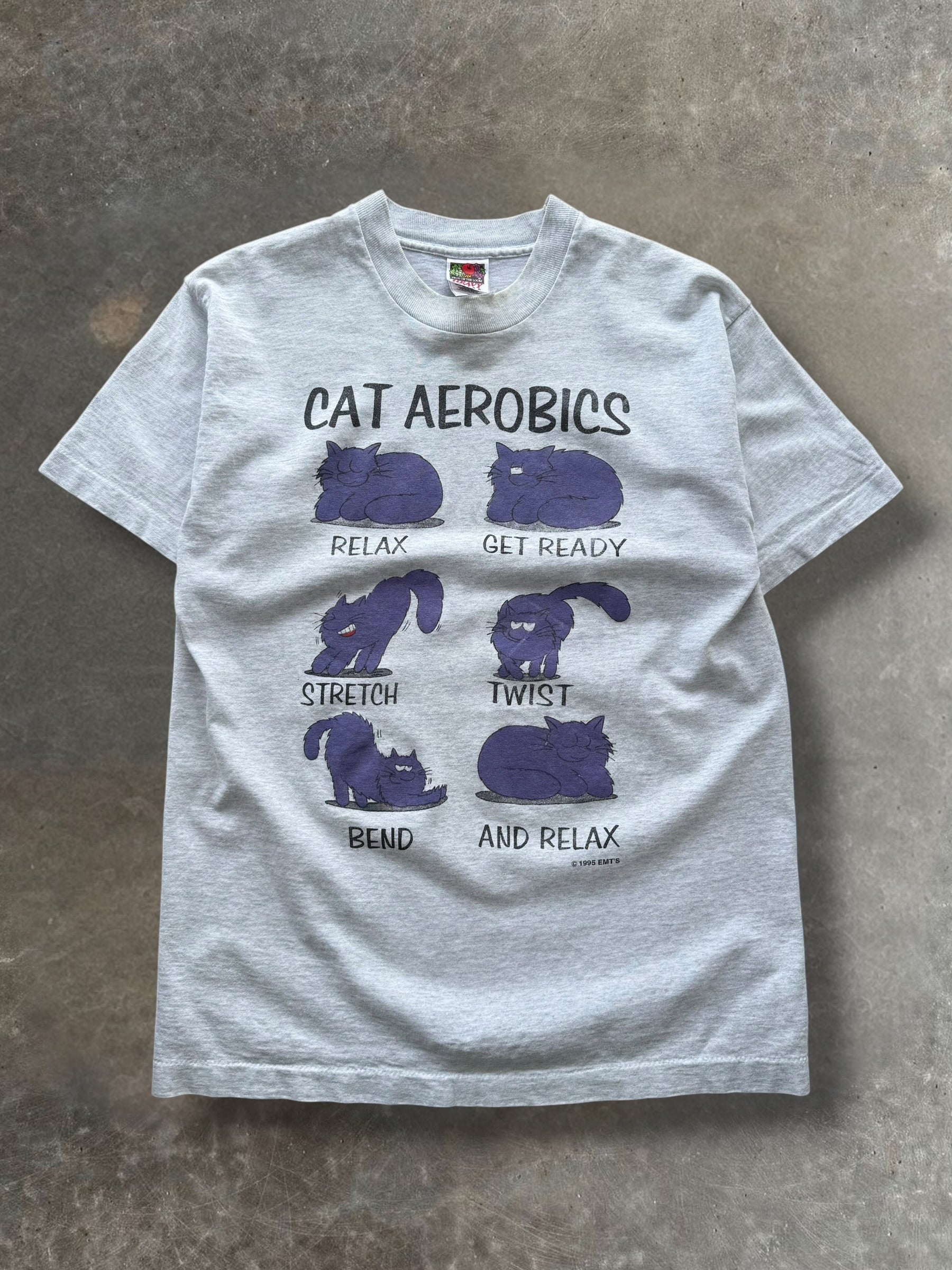 '95 Cat Aerobics Tee Sz. M