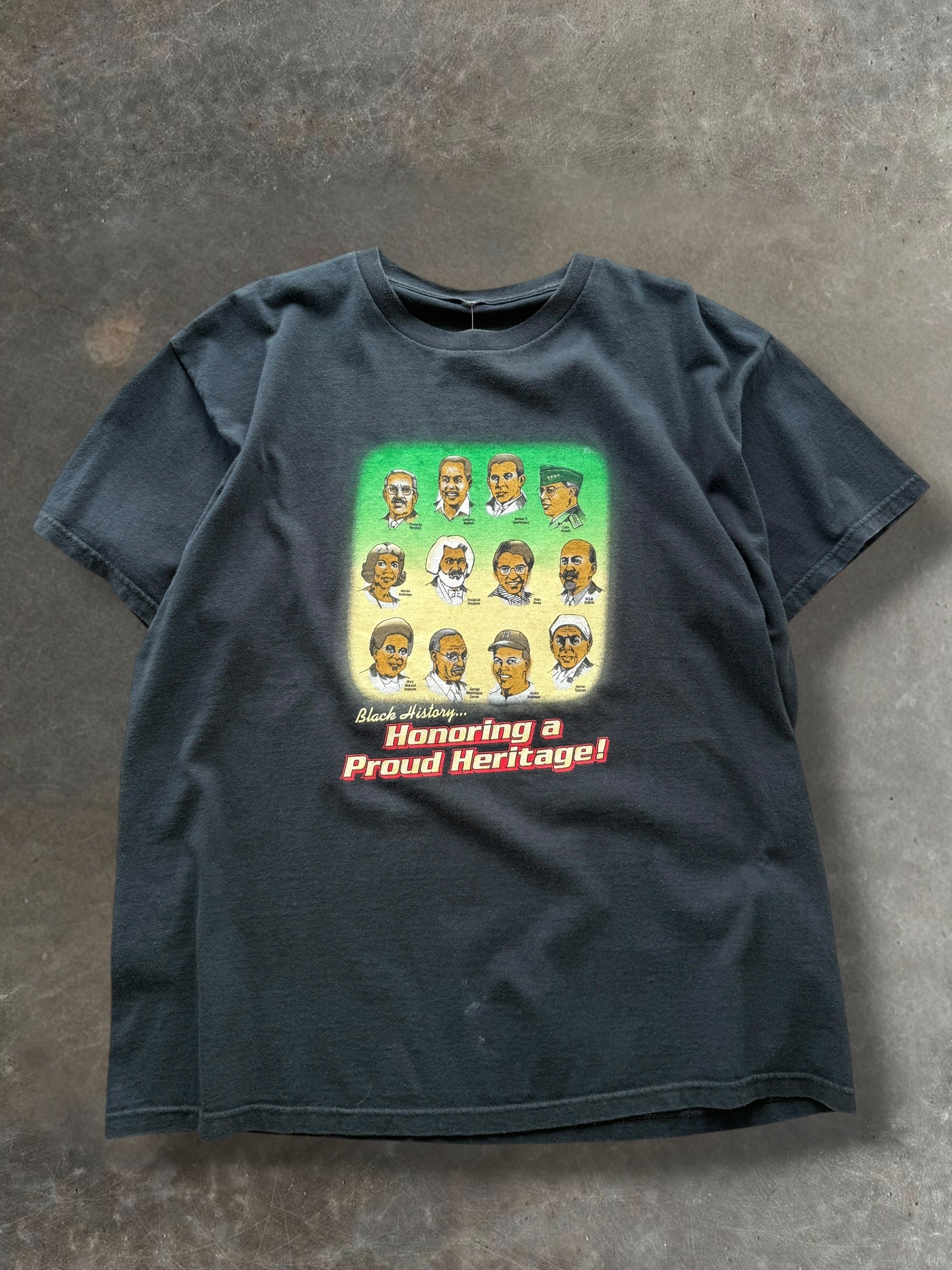 '00s Black Heritage Tee Sz. XL
