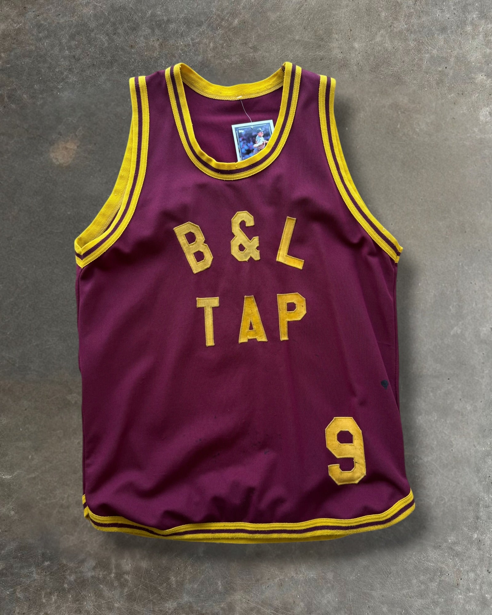 '70 B&L Tap Basketball Jersey Sz. M