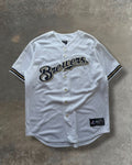 '00s Signed Gallardo Brewers Jersey Sz. L