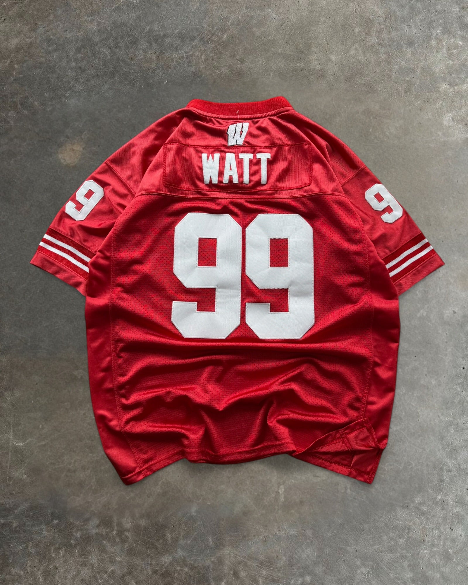 '00s Adidas Wisconsin Football Jersey Sz. L