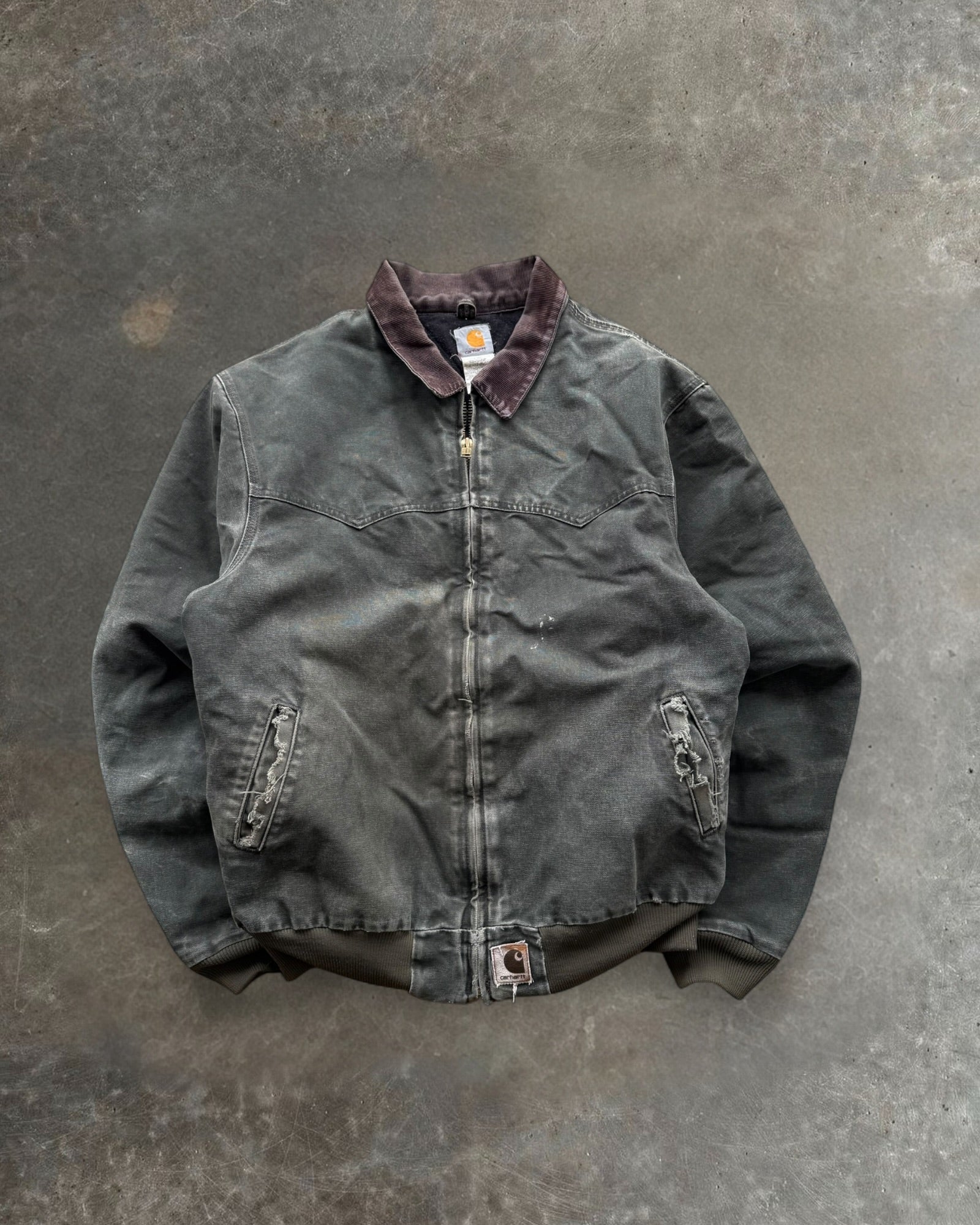 '90s Mos Green Santa Fe Carhartt Jacket Sz. XXL