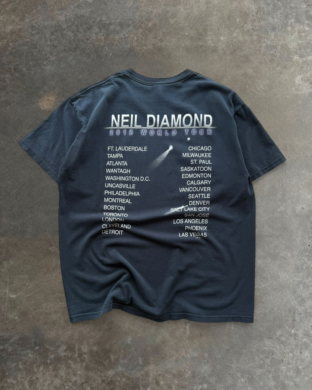 '12 Neil Diamond Tour Tee Sz. L