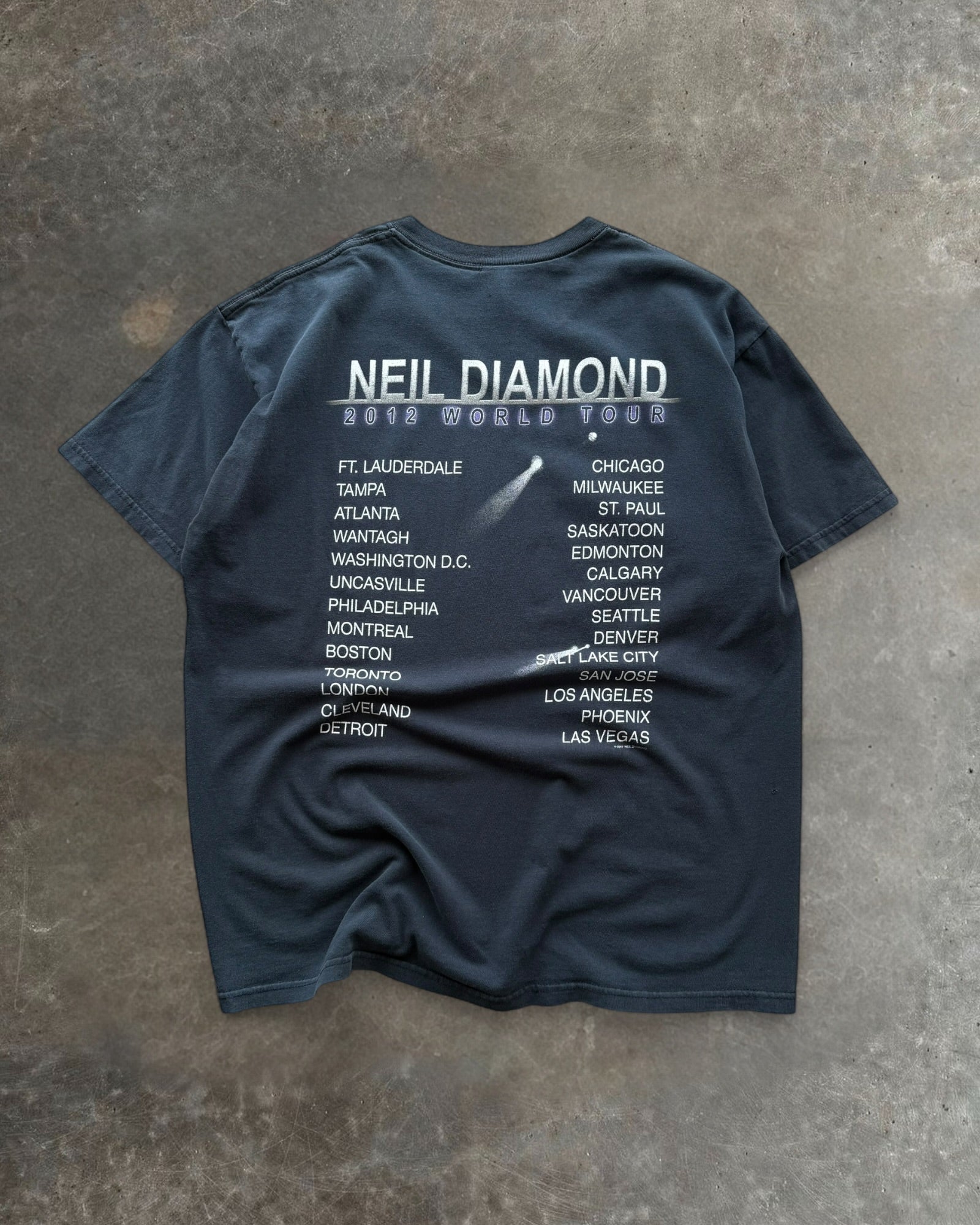 '12 Neil Diamond Tour Tee Sz. L