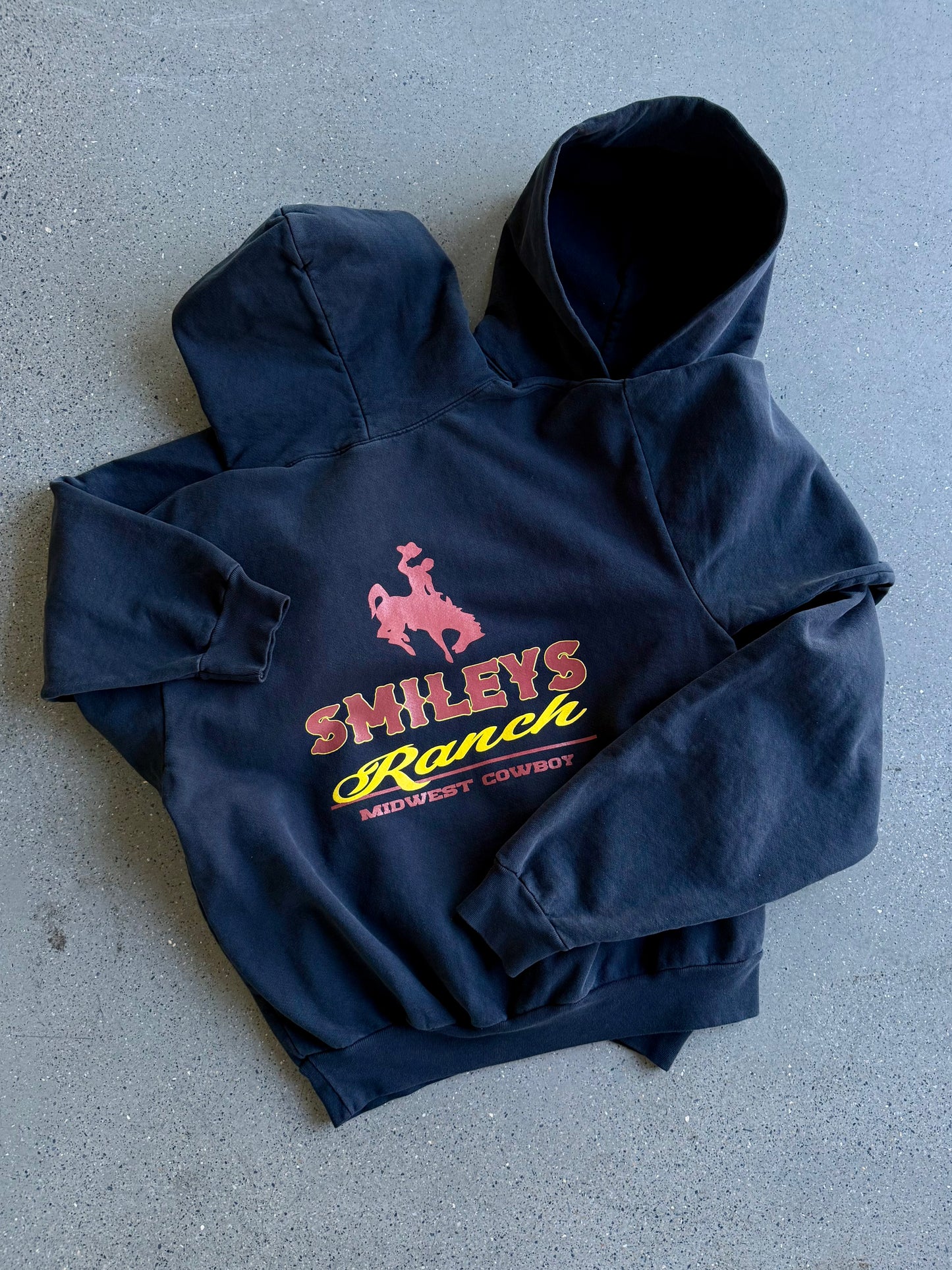 Smiley's Midwest Cowboy Hoodie Sz. S, M, L