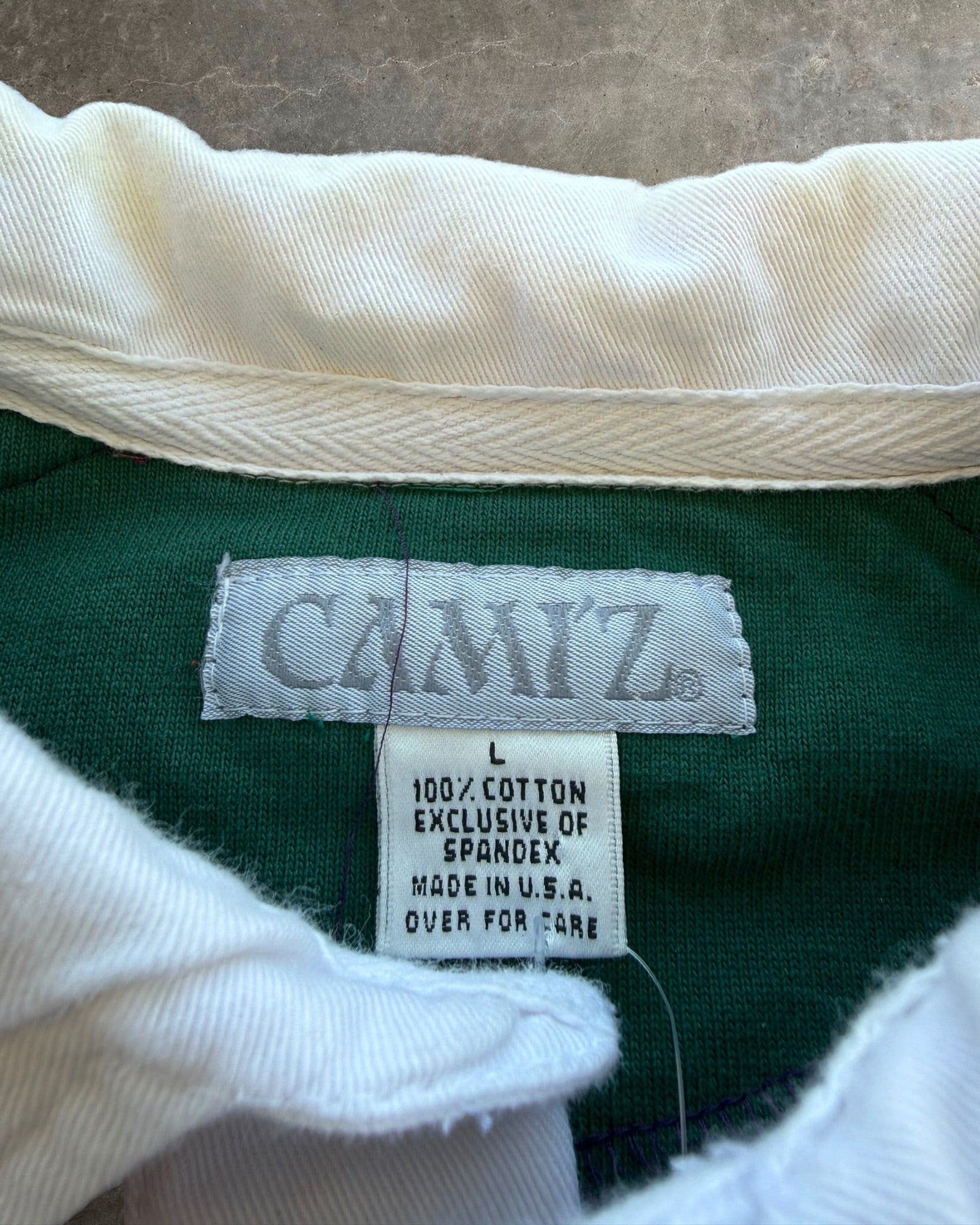 '90s Camiz Rugby Long Sleeve Polo Sz. XL
