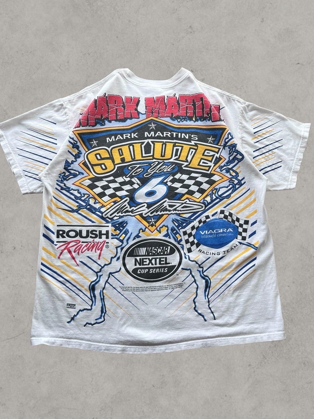 '90s AOP Racing Tee Sz. XL