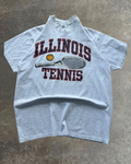 '90s Illinois Tennis Tee Sz. XL