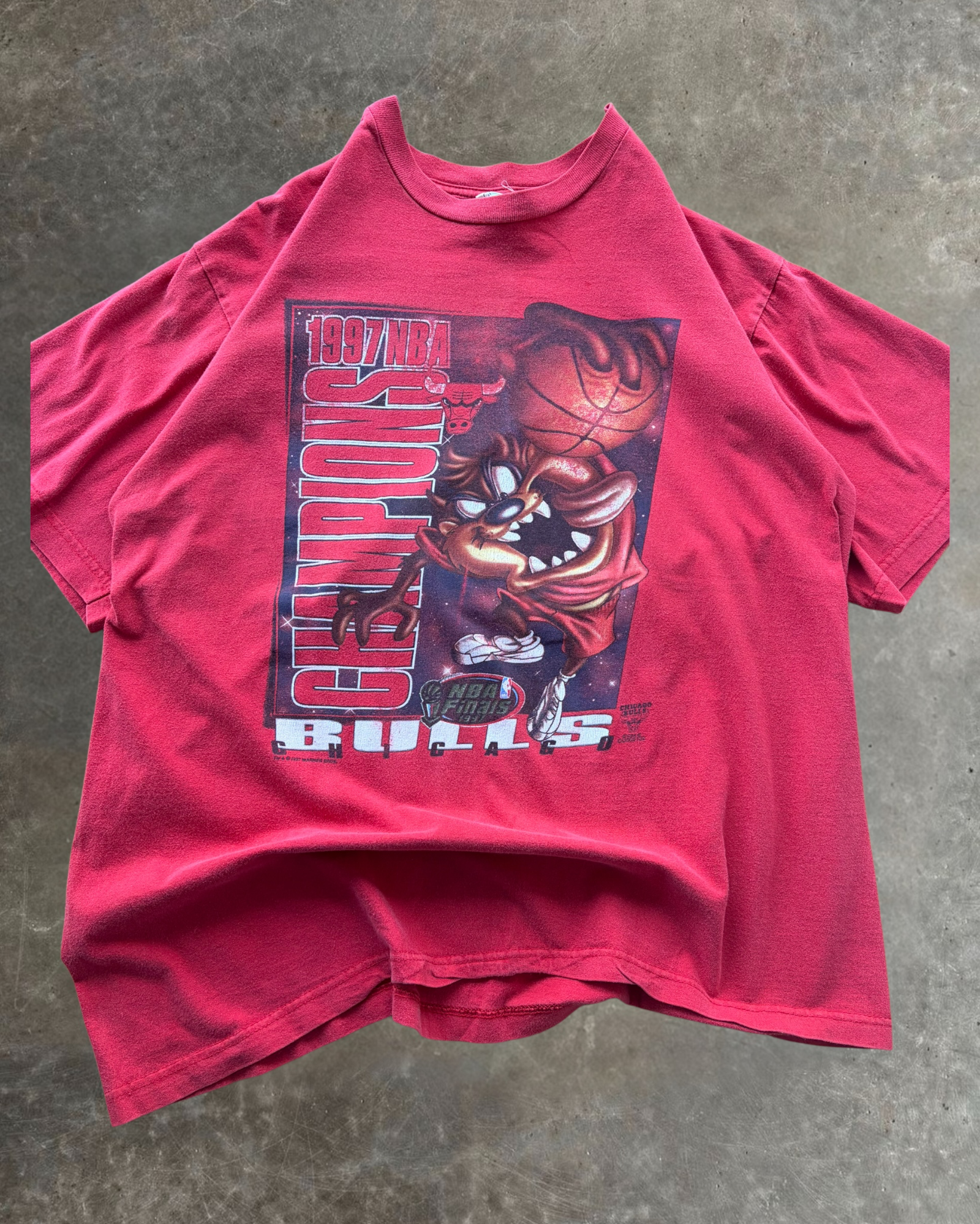 '97 Chicago Bulls Taz Tee Sz. XL