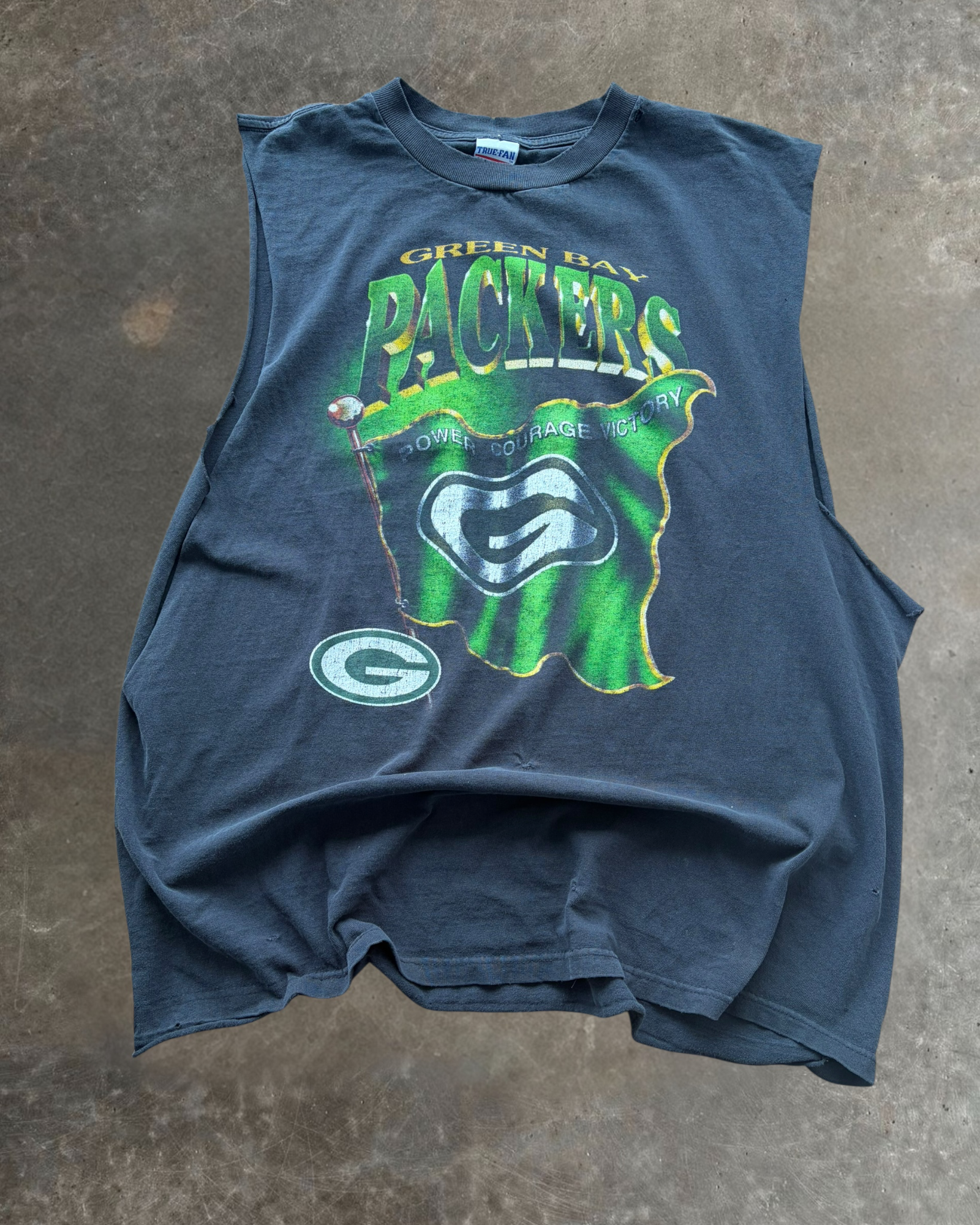 '90s Green Bay Packers Cutoff Sz. XL