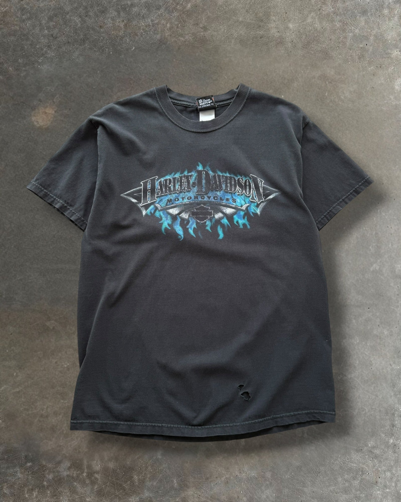'00s Singapore Lightning Harley Davidson Tee Sz. L