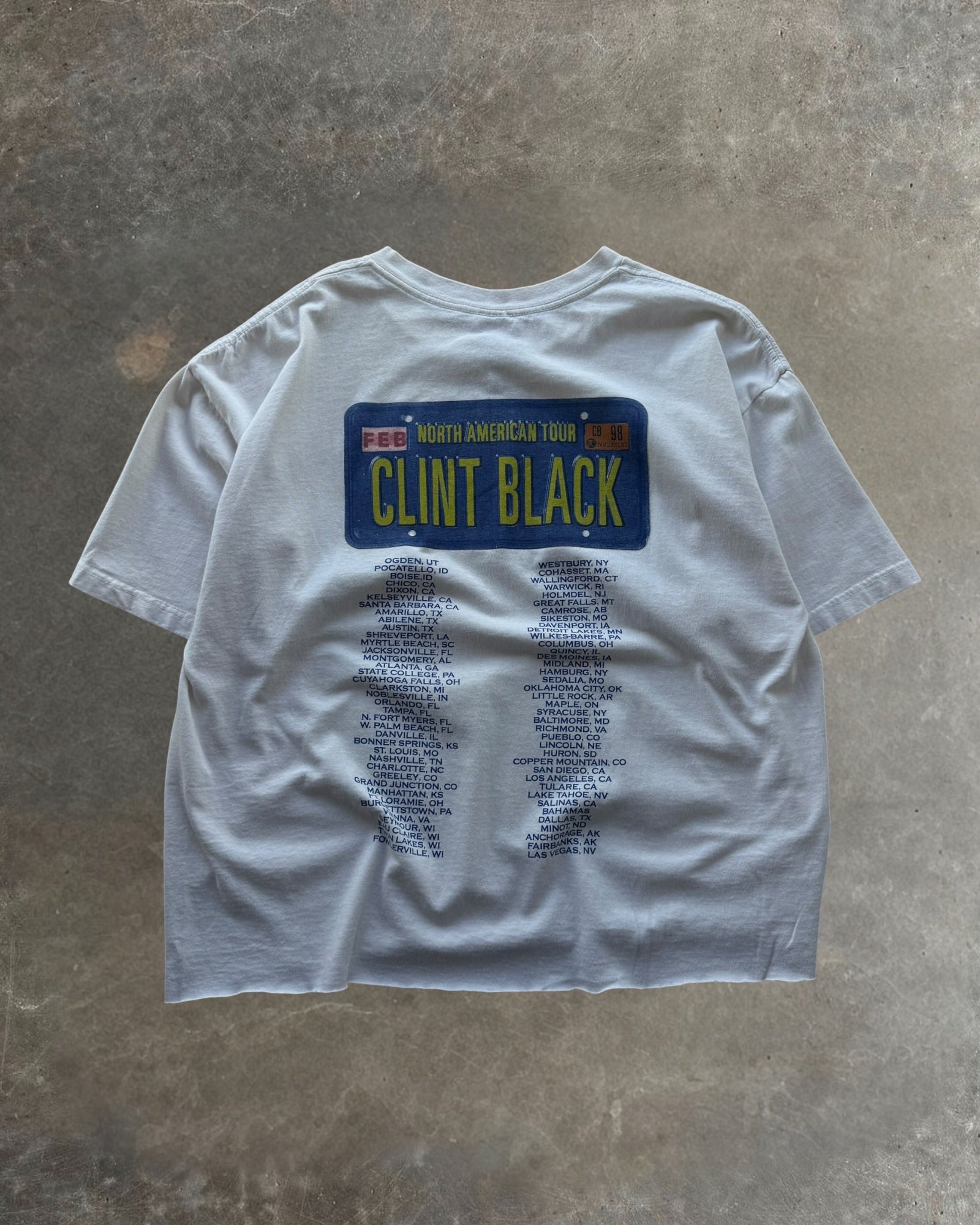 '90s Clint Black Tour Tee Sz. XL
