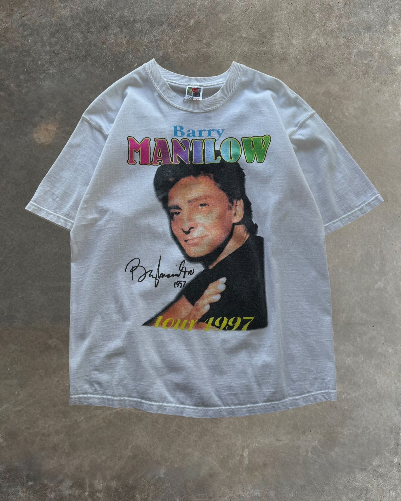 '97 Barry Manilow Tour Tee Sz. L