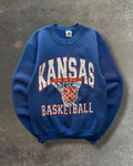 '90s Kansas Basketball Crewneck Sz. M