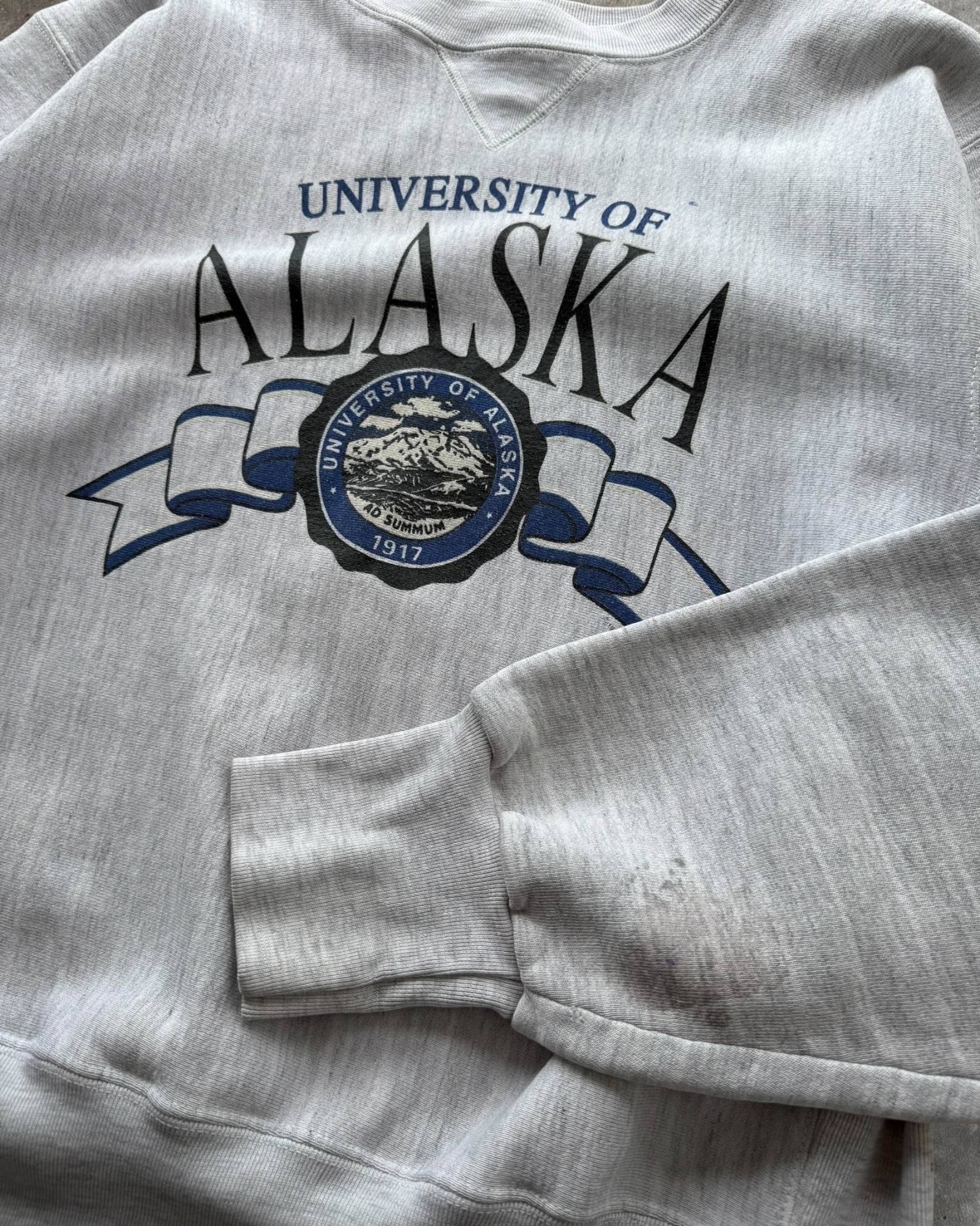 '90s Alaska University Crewneck Sz. M