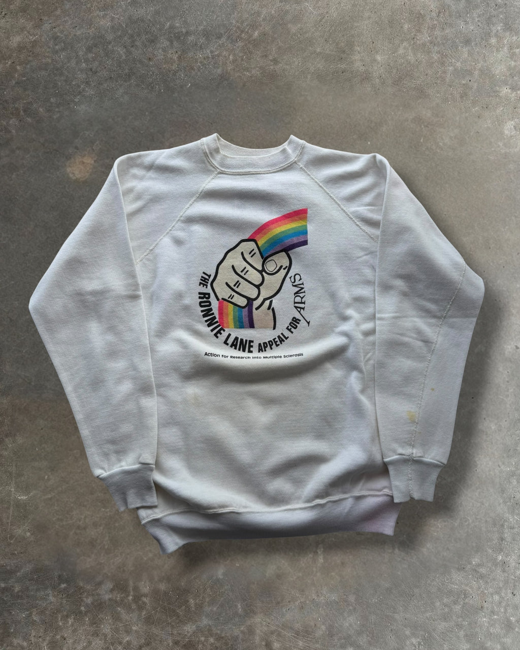 '83 Ronnie Lane Arm's Tour Crewneck Sz. M
