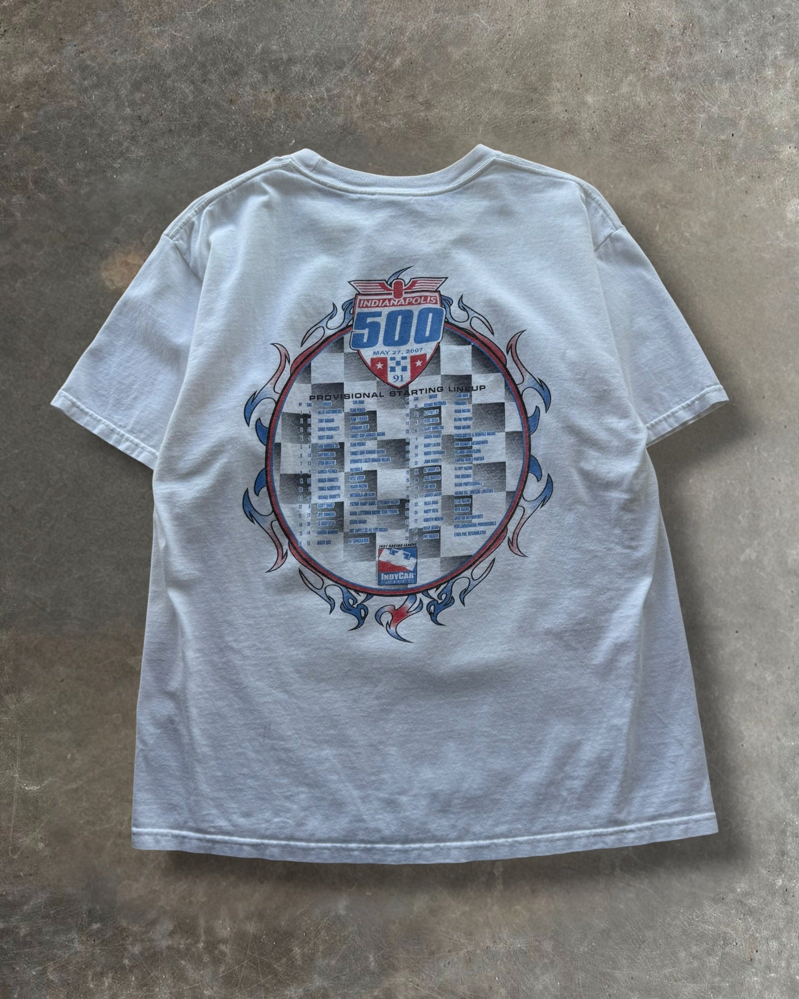 '07 Indy 500 Tee Sz. L