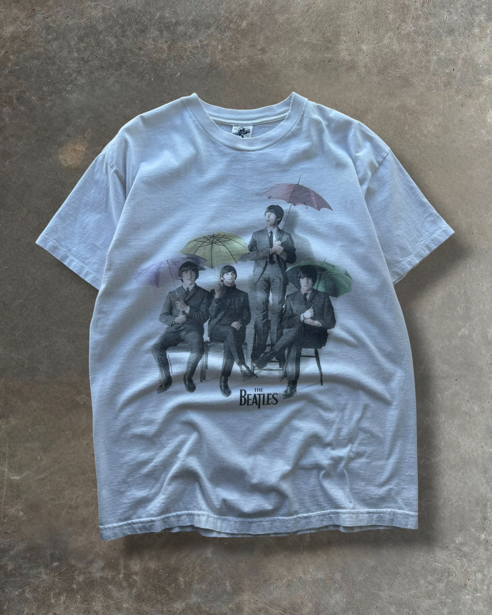 '90s Beatles Umbrellas Tee Sz. XL