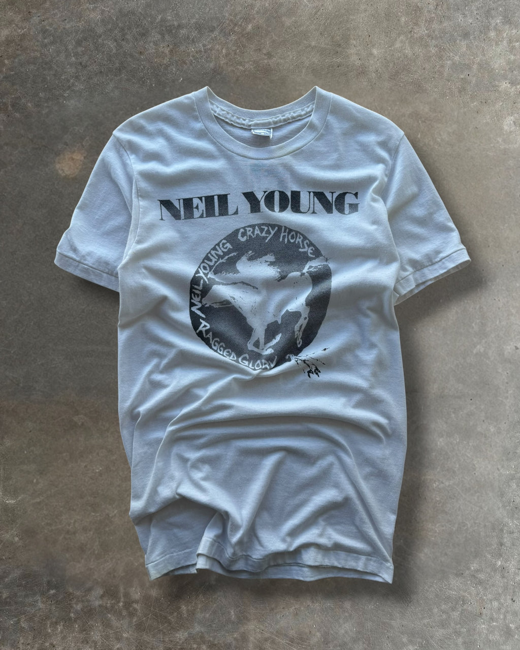 '70s Neil Young Crazy Horse Tee Sz. M