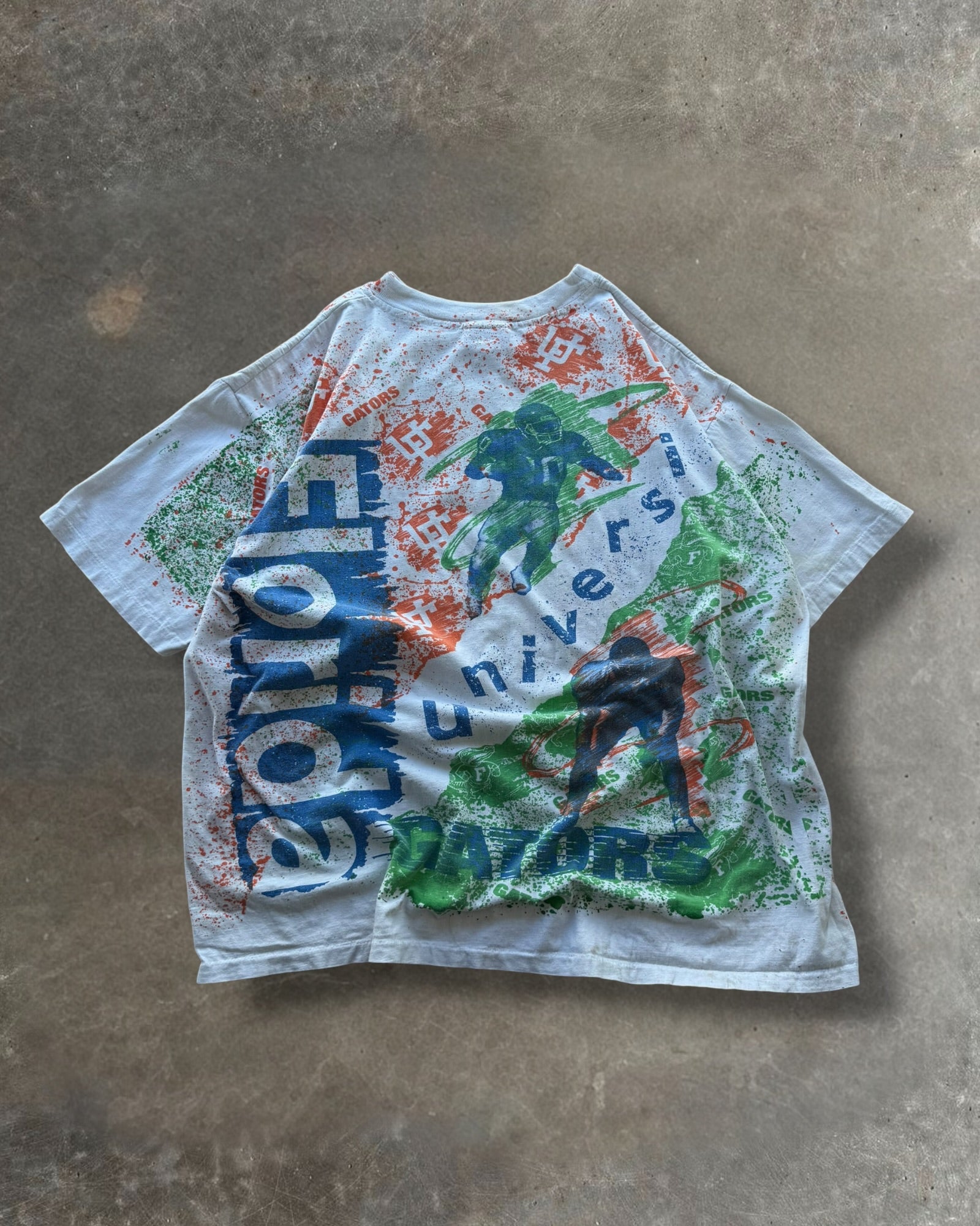90s Florida Gators Football AOP Tee Sz. XL