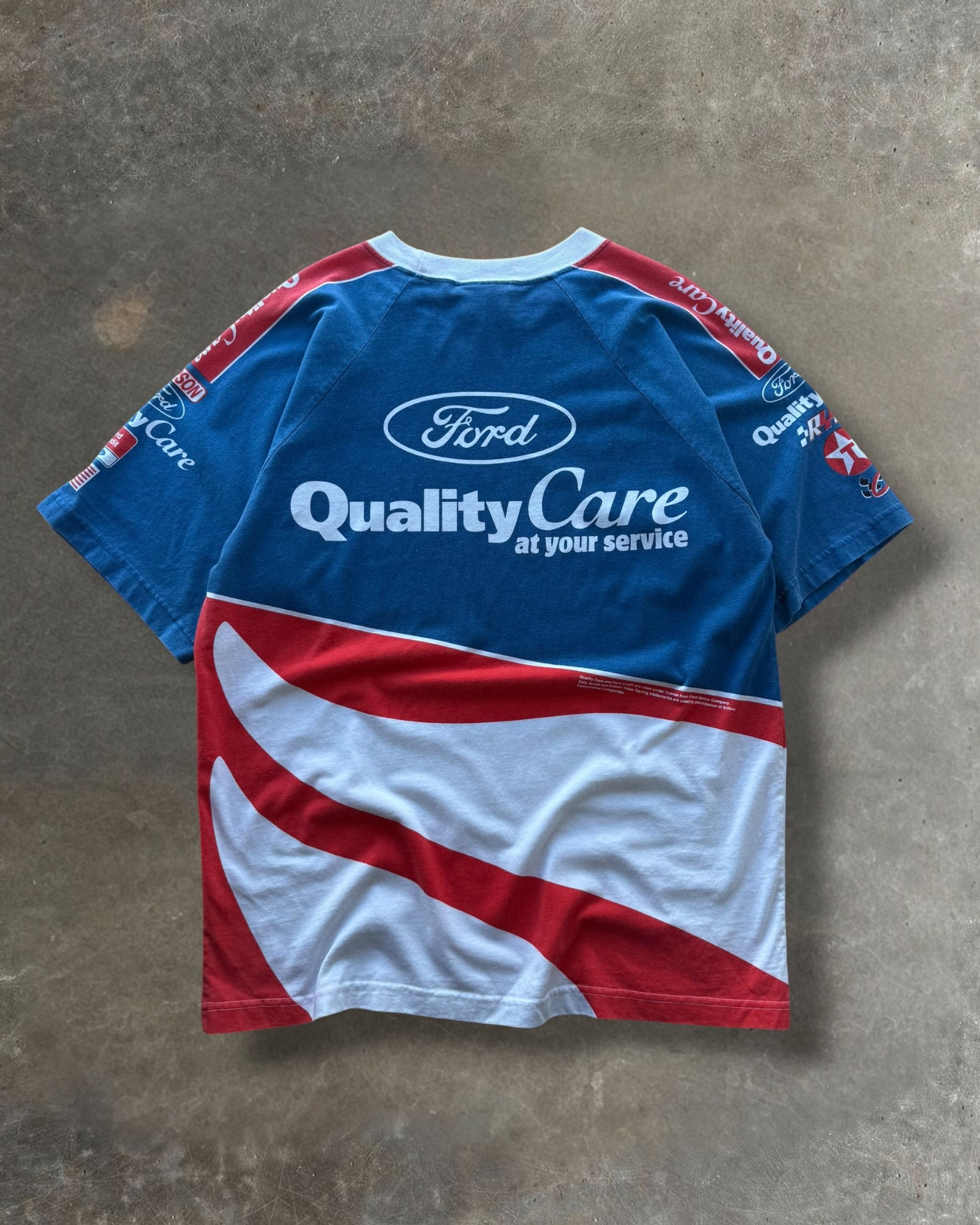 '90s Ford Nascar AOP Tee Sz. L