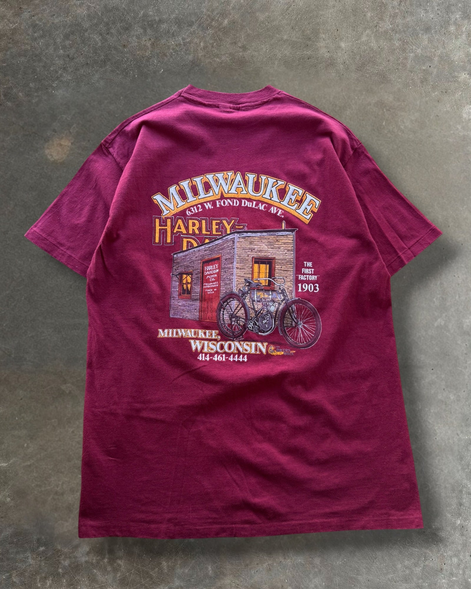 '80s Iron Harley Davidson Tee Sz. XL