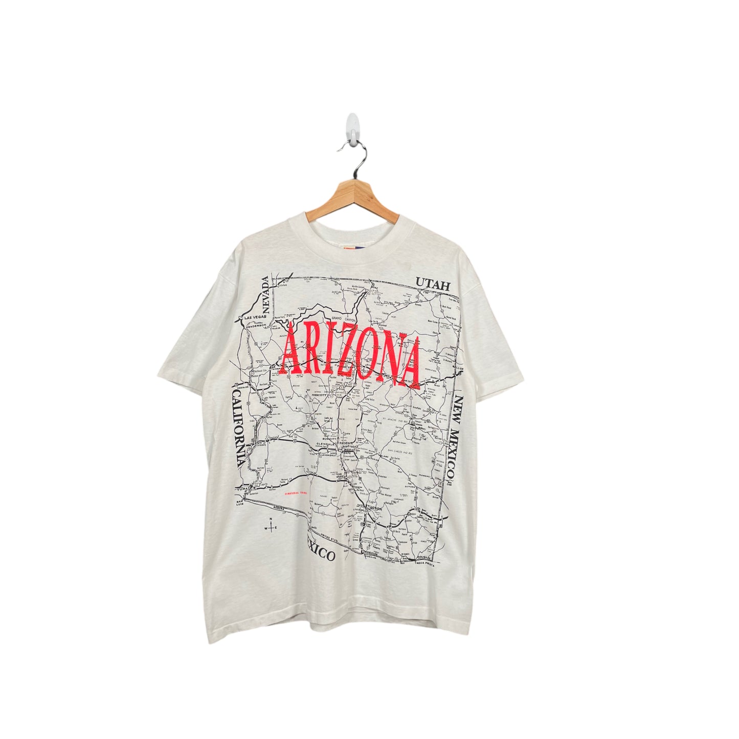 90s Arizona Map Tee Sz. XL