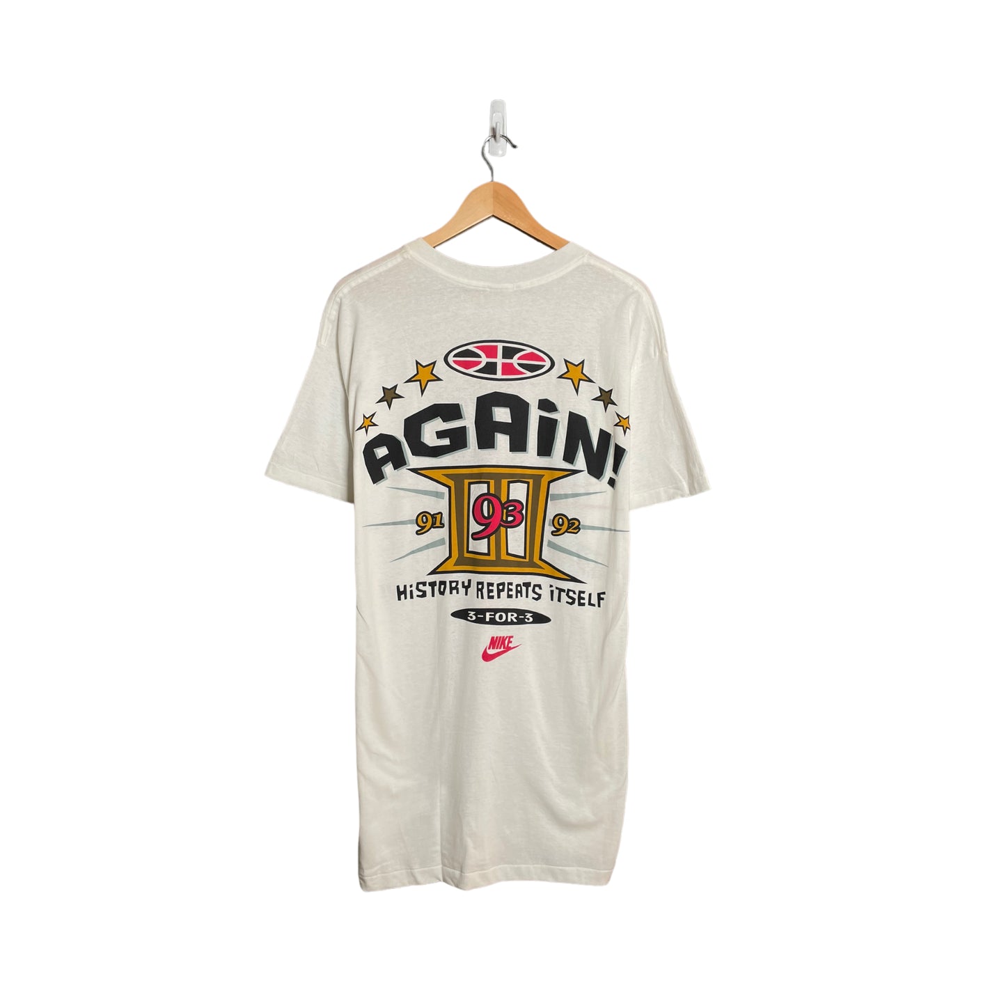 '93 Bulls 3peat Tee Sz. XXL