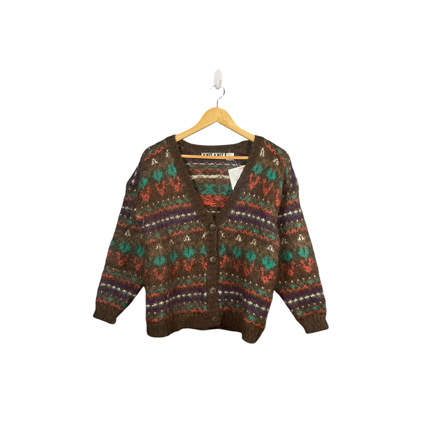 90s Knit Button Sweater Sz. L