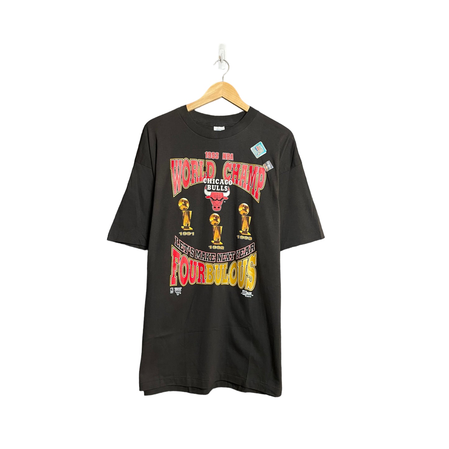 '93 Bulls 3peat Tee Sz. XXL