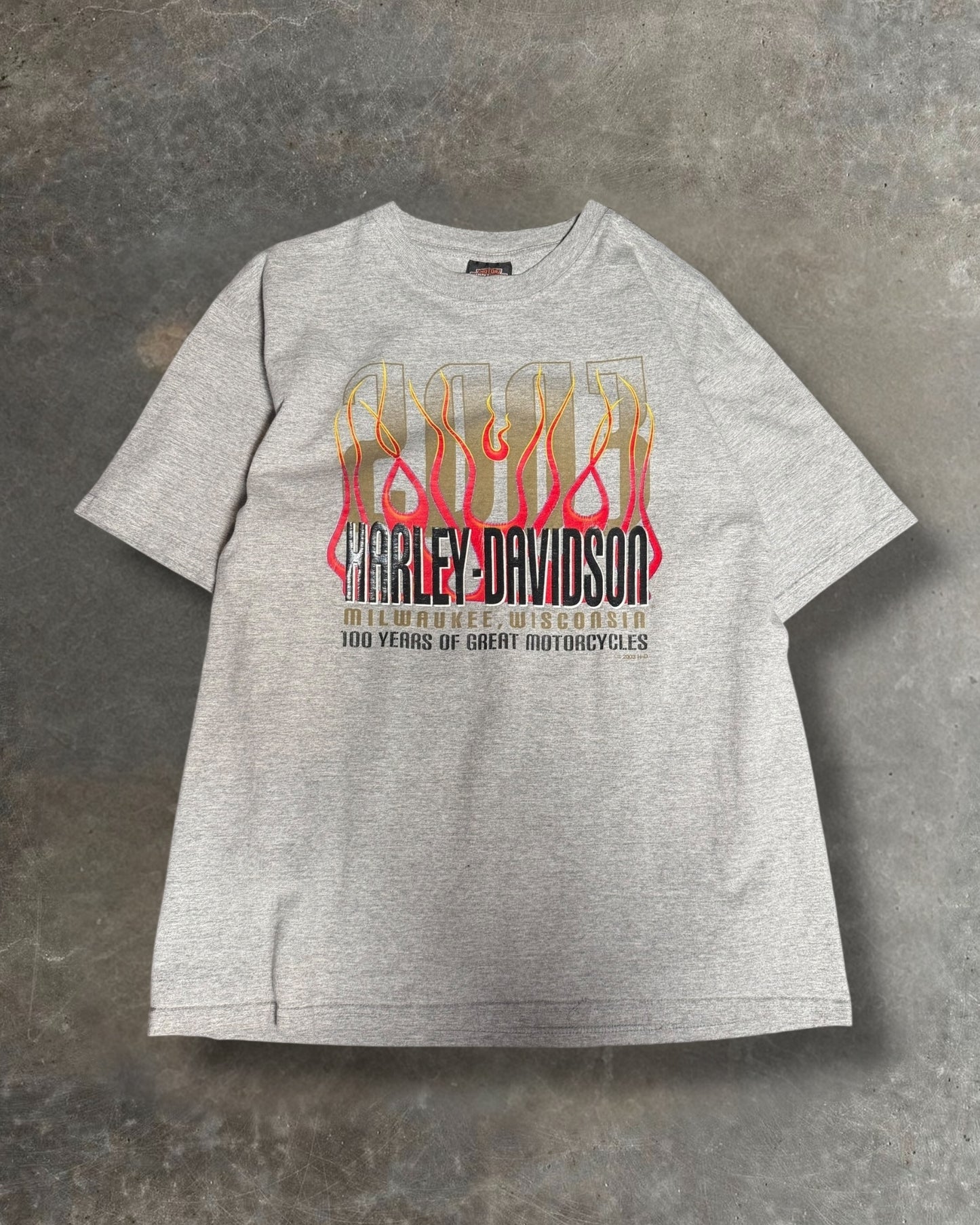 '03 Flame Harley Davidson Tee Sz. XL