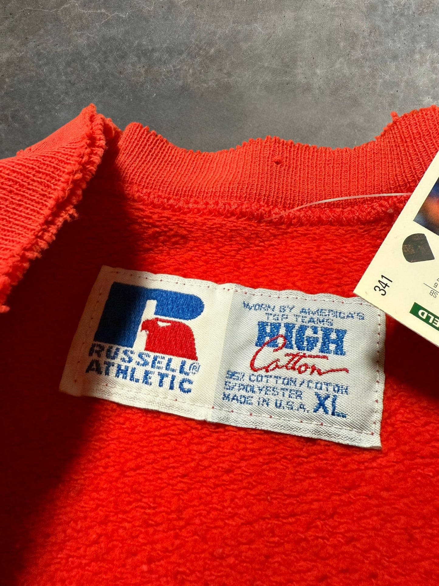 '90s Wisconsin Russell Athletic Crewneck Sz. XL