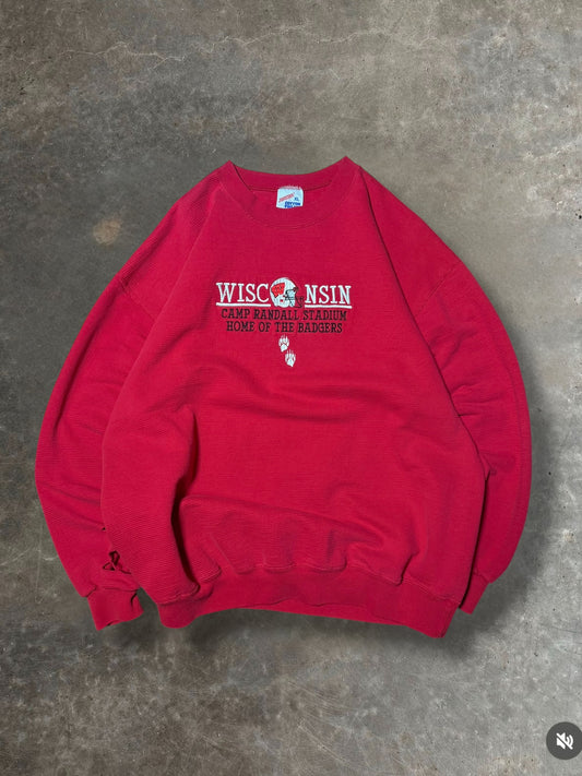 90s Wisconsin Badgers Crewneck Sz. XL