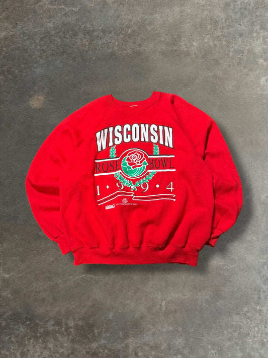 '94 Wisconsin Rose Bowl Crewneck Sz. XL