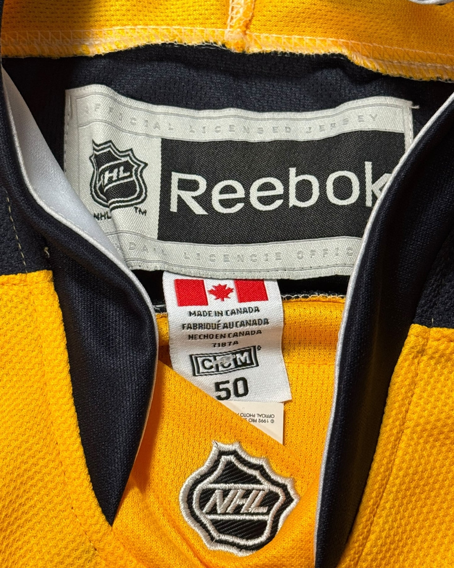 '00s Rinne Nashville Predators Hockey Jersey Sz. 50