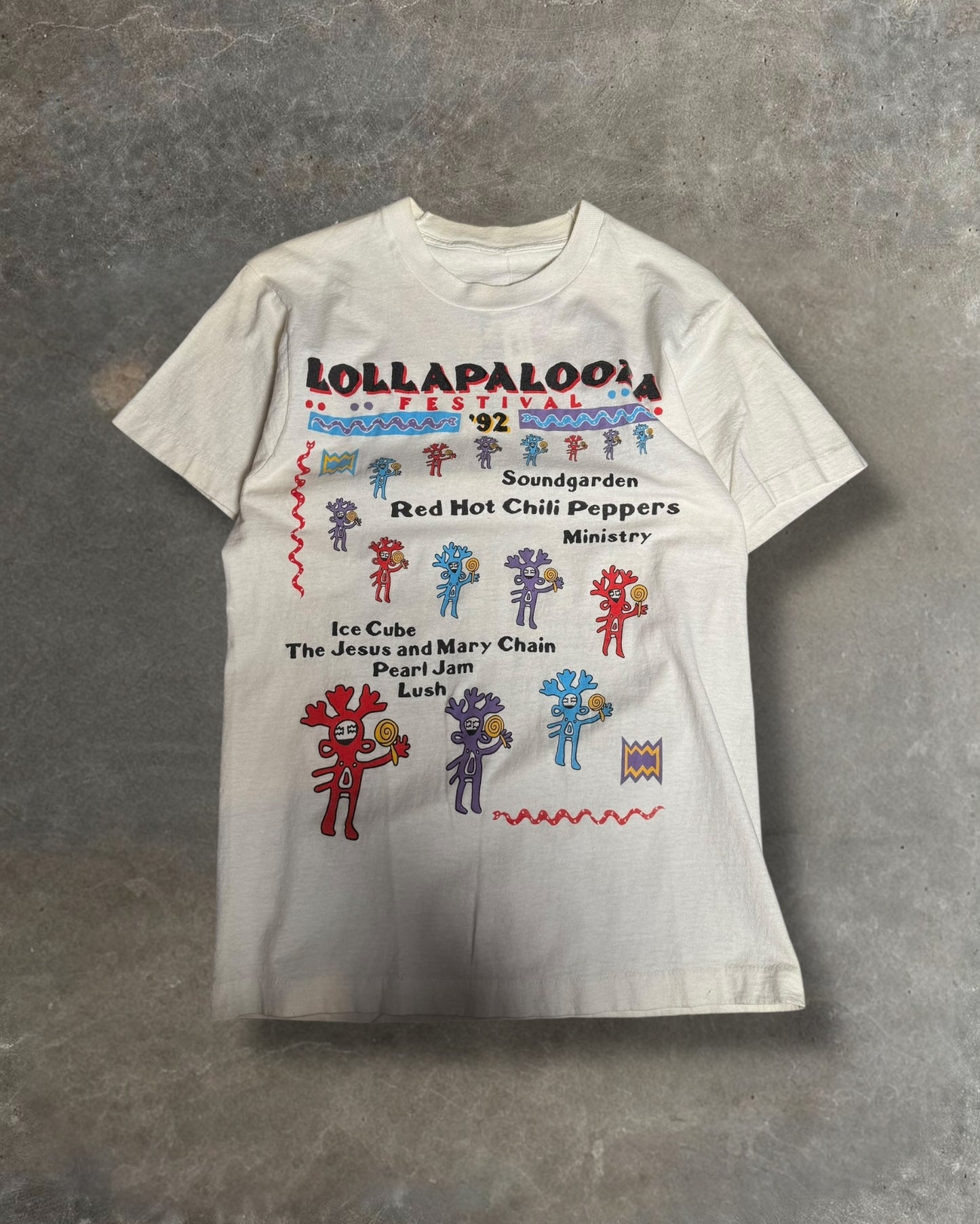 '92 Lollapalooza Festival Tee Sz. M