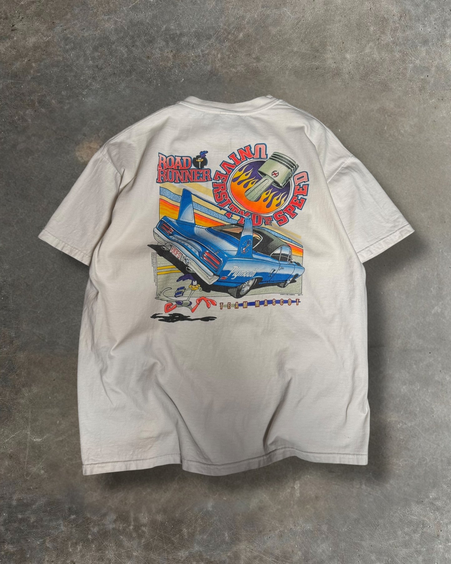 '90s Speed University Racing tee Sz. XL