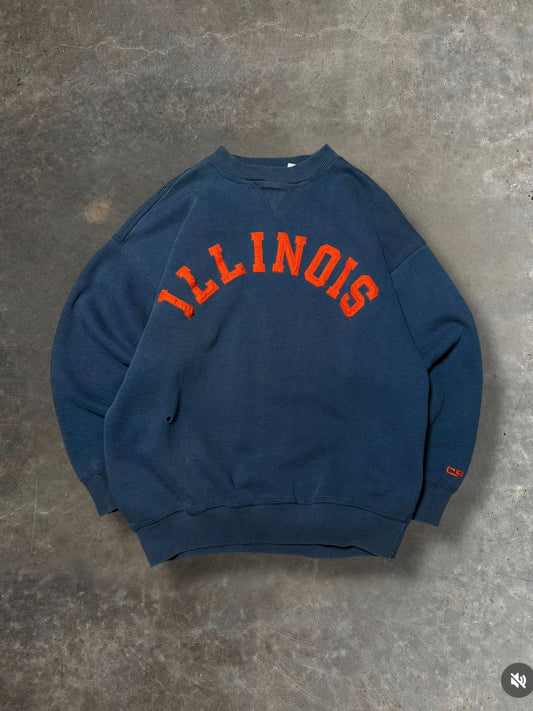'90s Illinois Crewneck Sz. XL