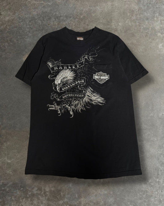'00s Eagle Harley Davidson Pocket Tee Sz. L