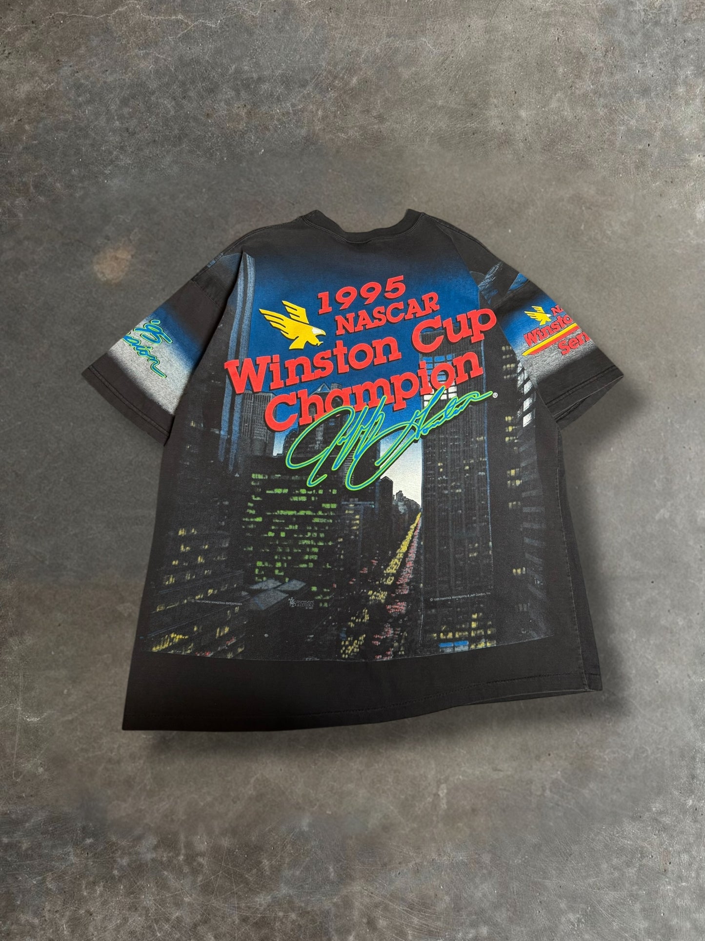 '90s Jeff Gordon AOP Nascar Tee Sz. XXL